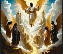 Celestial angel divine light spiritual vision